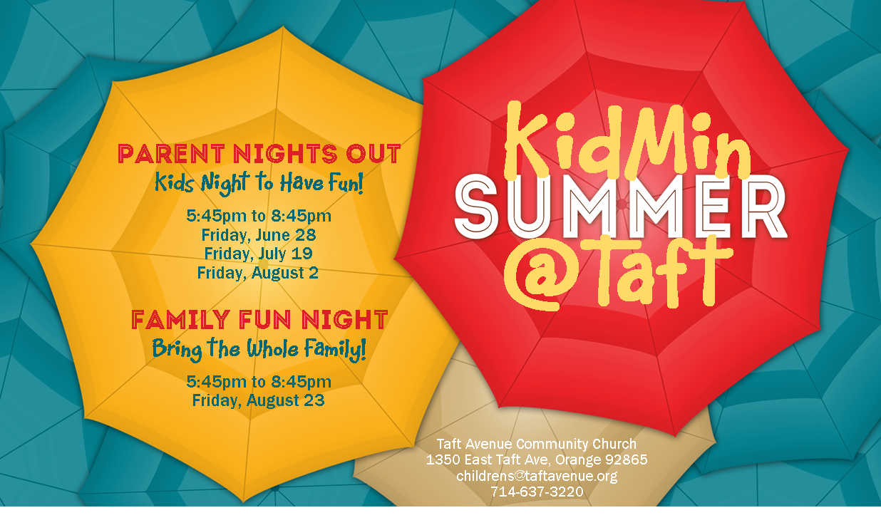 KidMin Summer Events