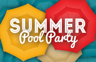 Summer Pool Party Event Graphic image