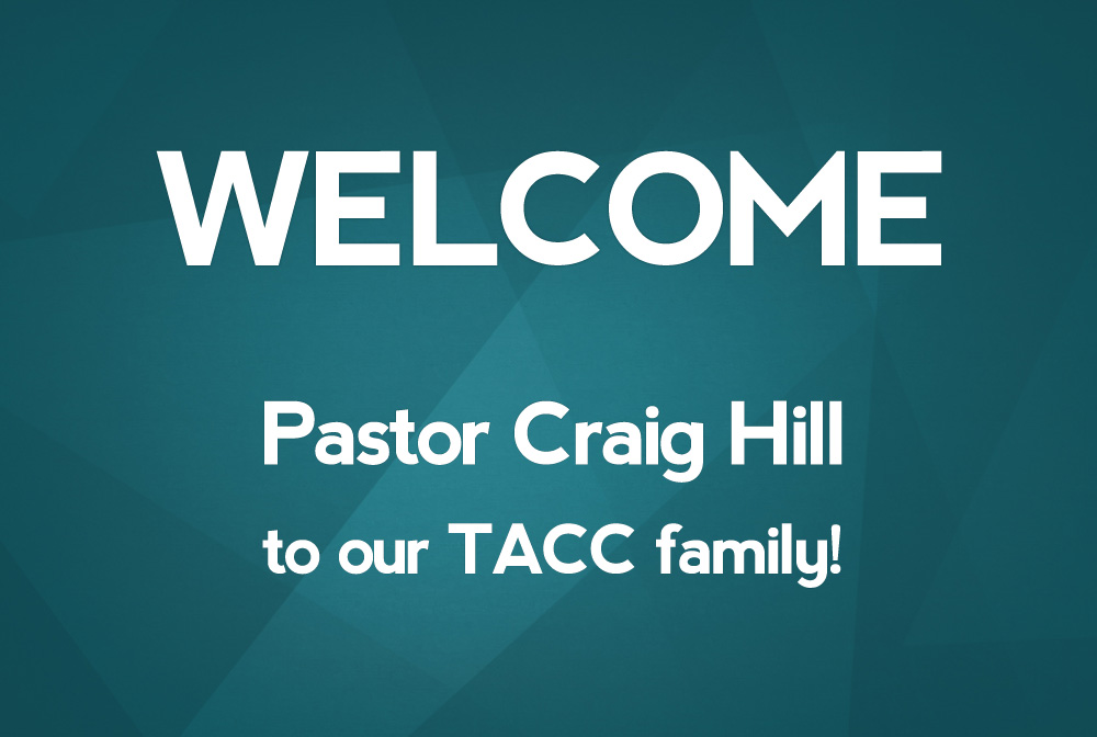 Pastor Craig Commissioning Service banner