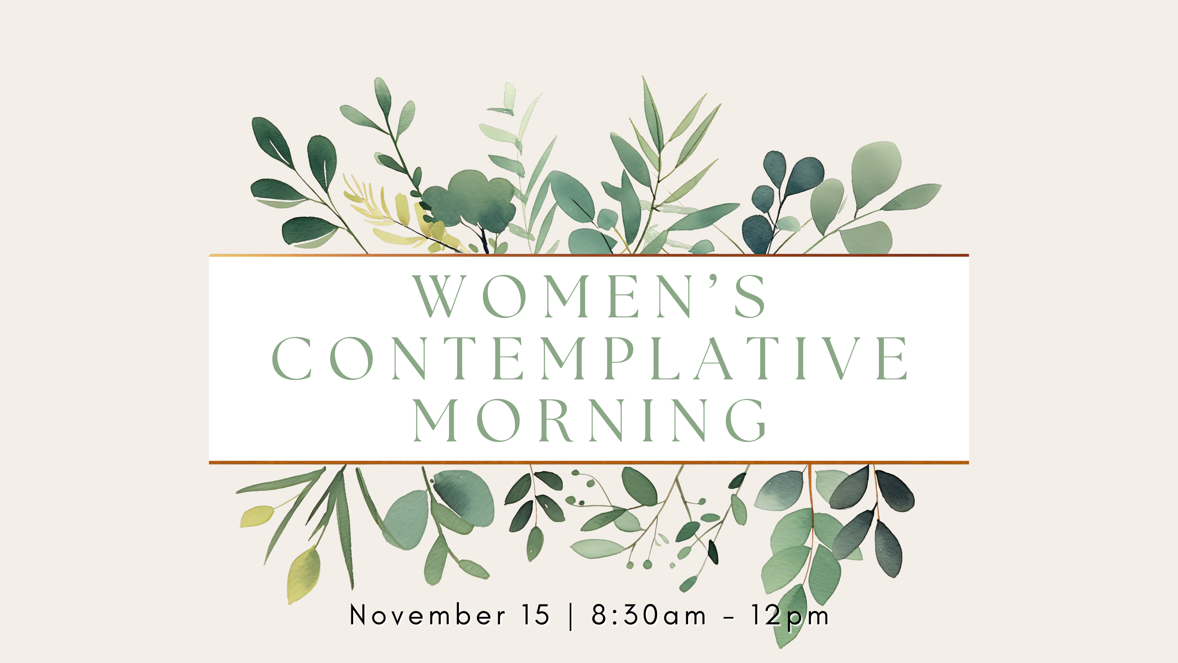 Women’s Contemplative Morning (1) image