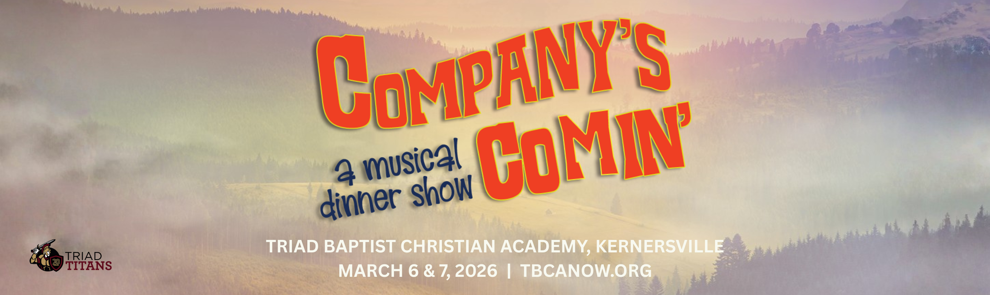 COMPANY'S COMIN' 26 BANNER