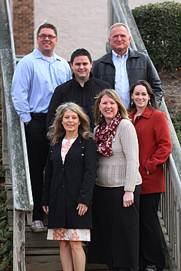 Rodney May (top left) and some of the counselors with the Life Support Counseling Ministry