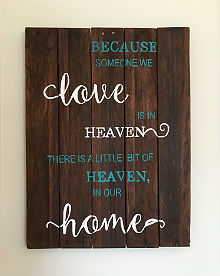 Joyful Creations inspirational sign of Blessed by Autumn business