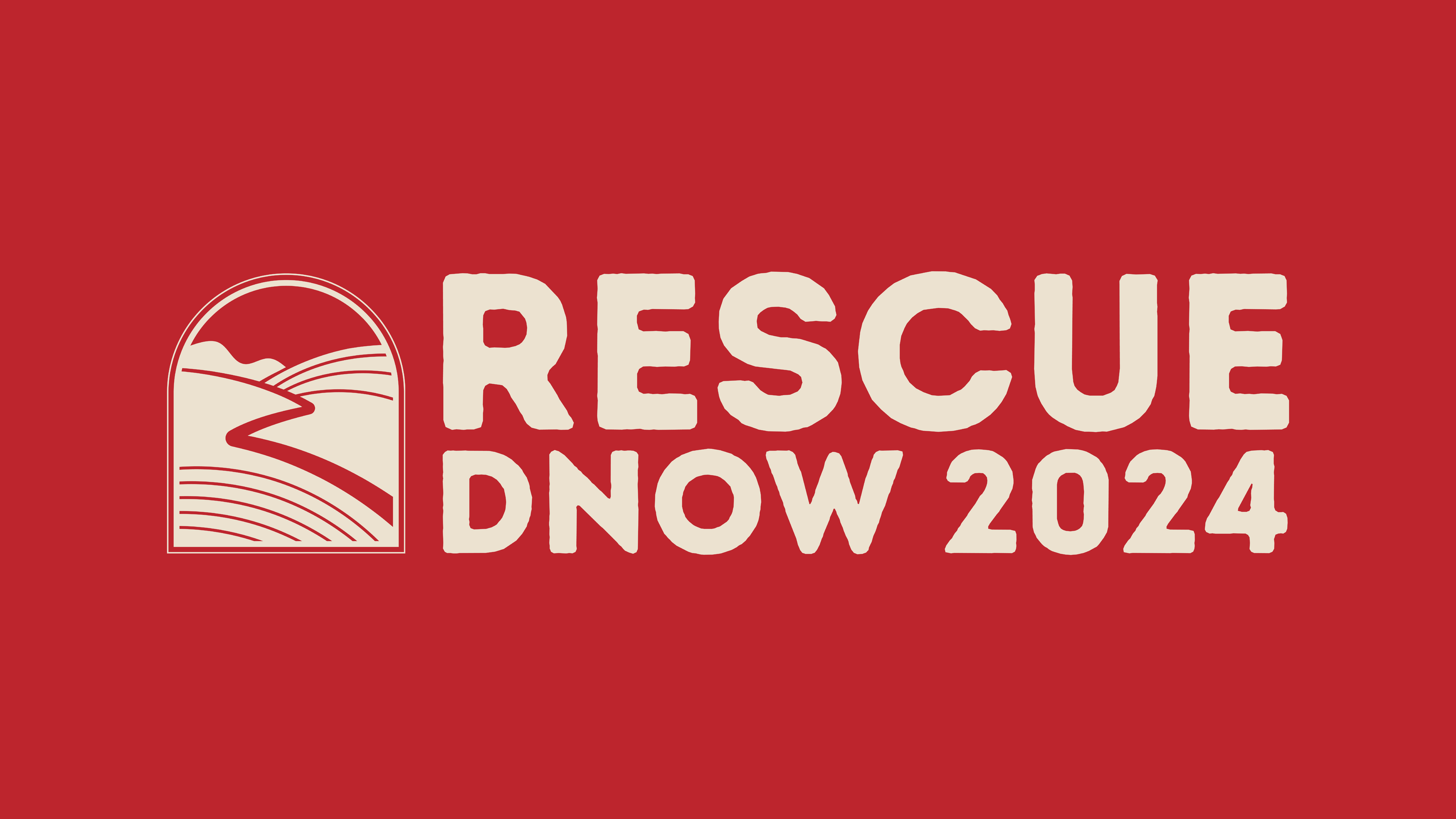 Rescue Logo Slide Red