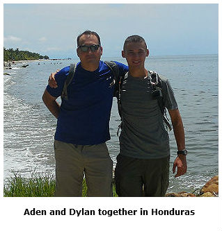 Aden Stoltzfus and son in Honduras