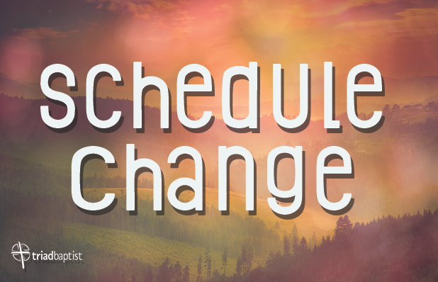 TBC Featured Blog Schedule Change