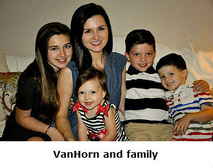 Connie VanHorn and family