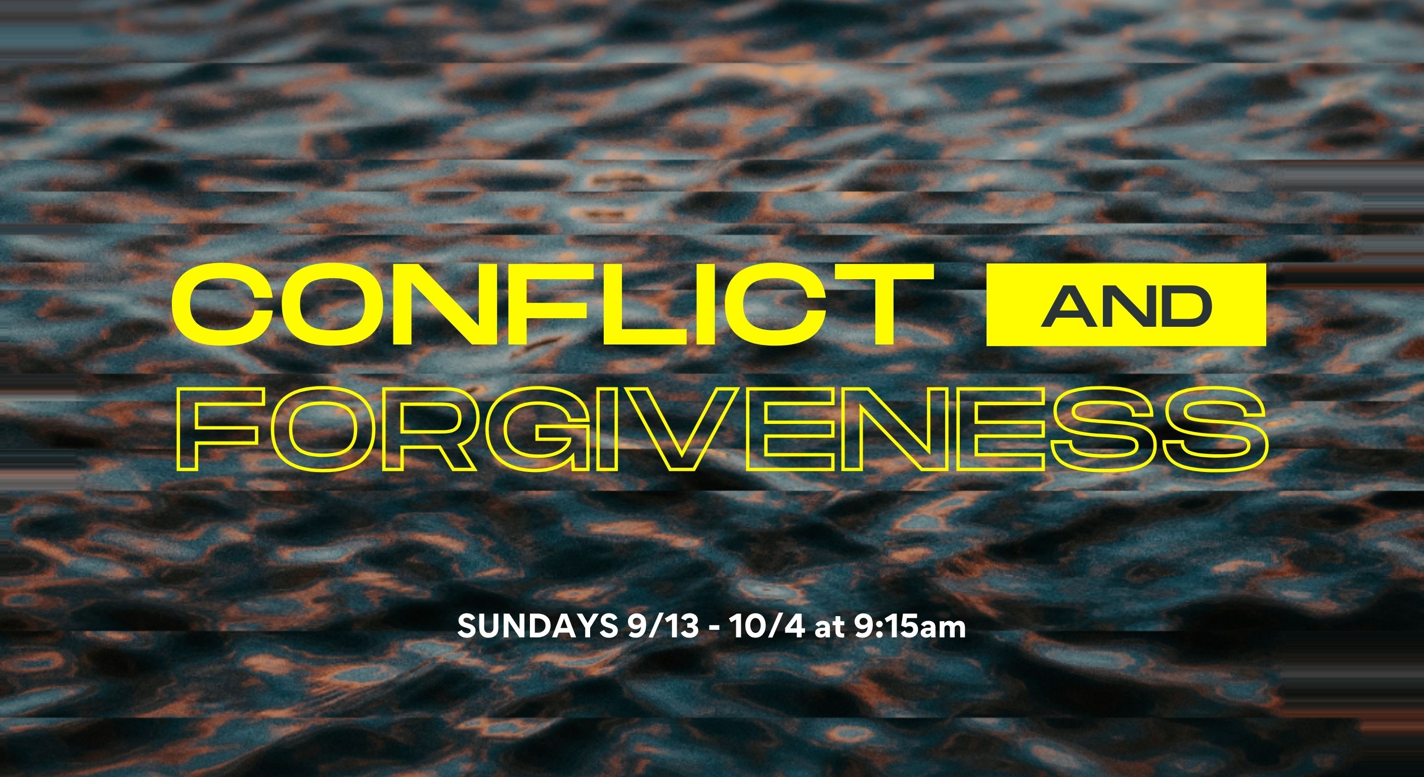 Conflict & Forgiveness Slide
