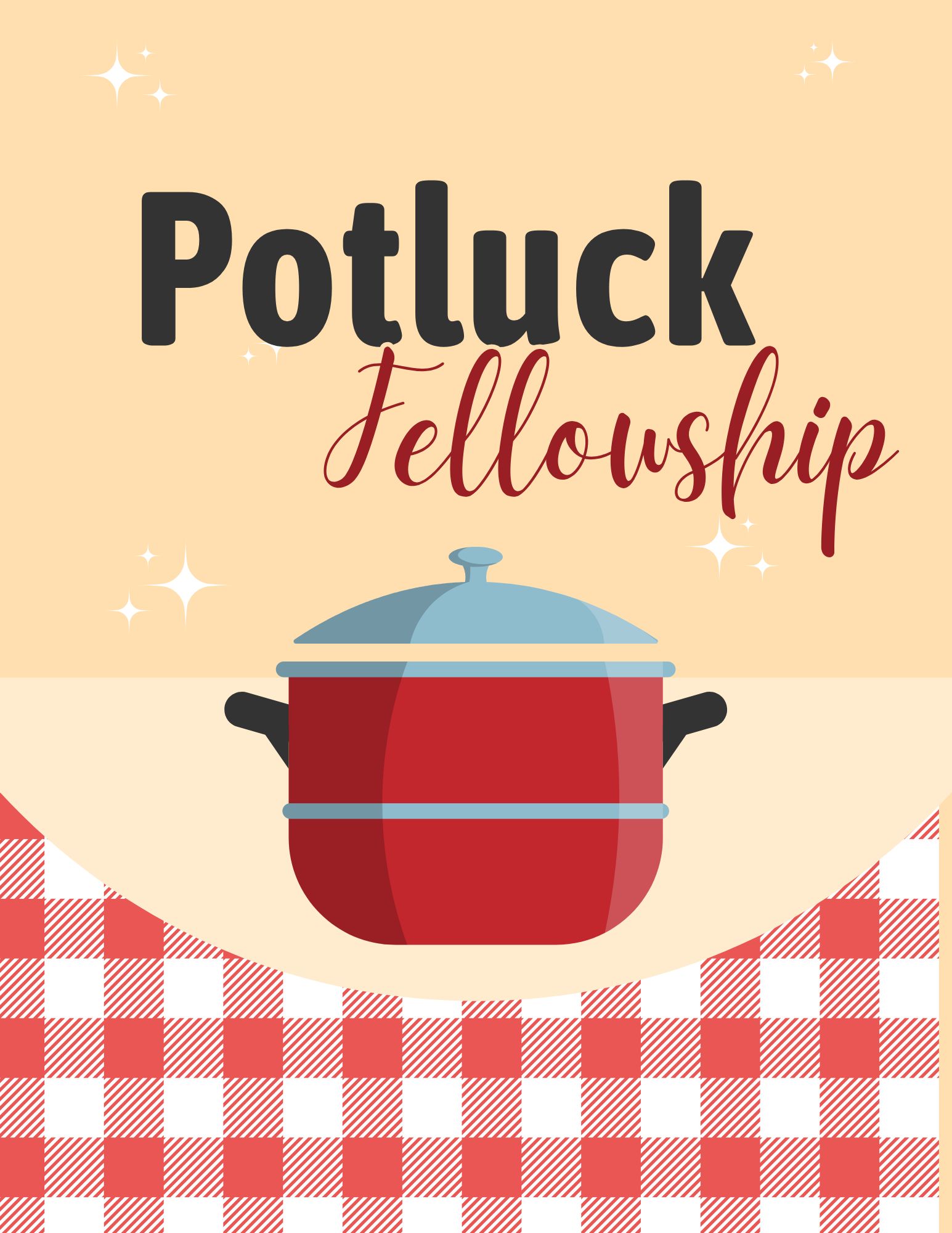 Potluck Fellowship no text