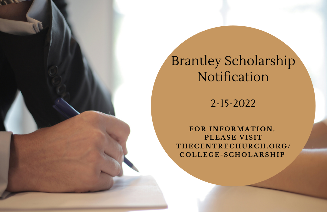 Brantley Scholarship Notification 2022 image