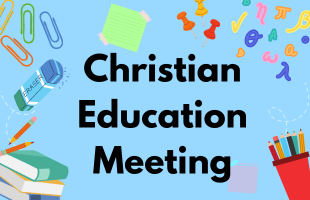 Christian Education Meeting image