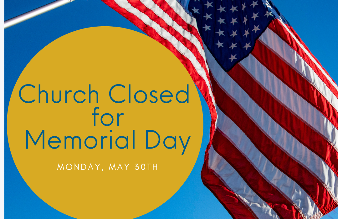 Church Closed Memorial Day image
