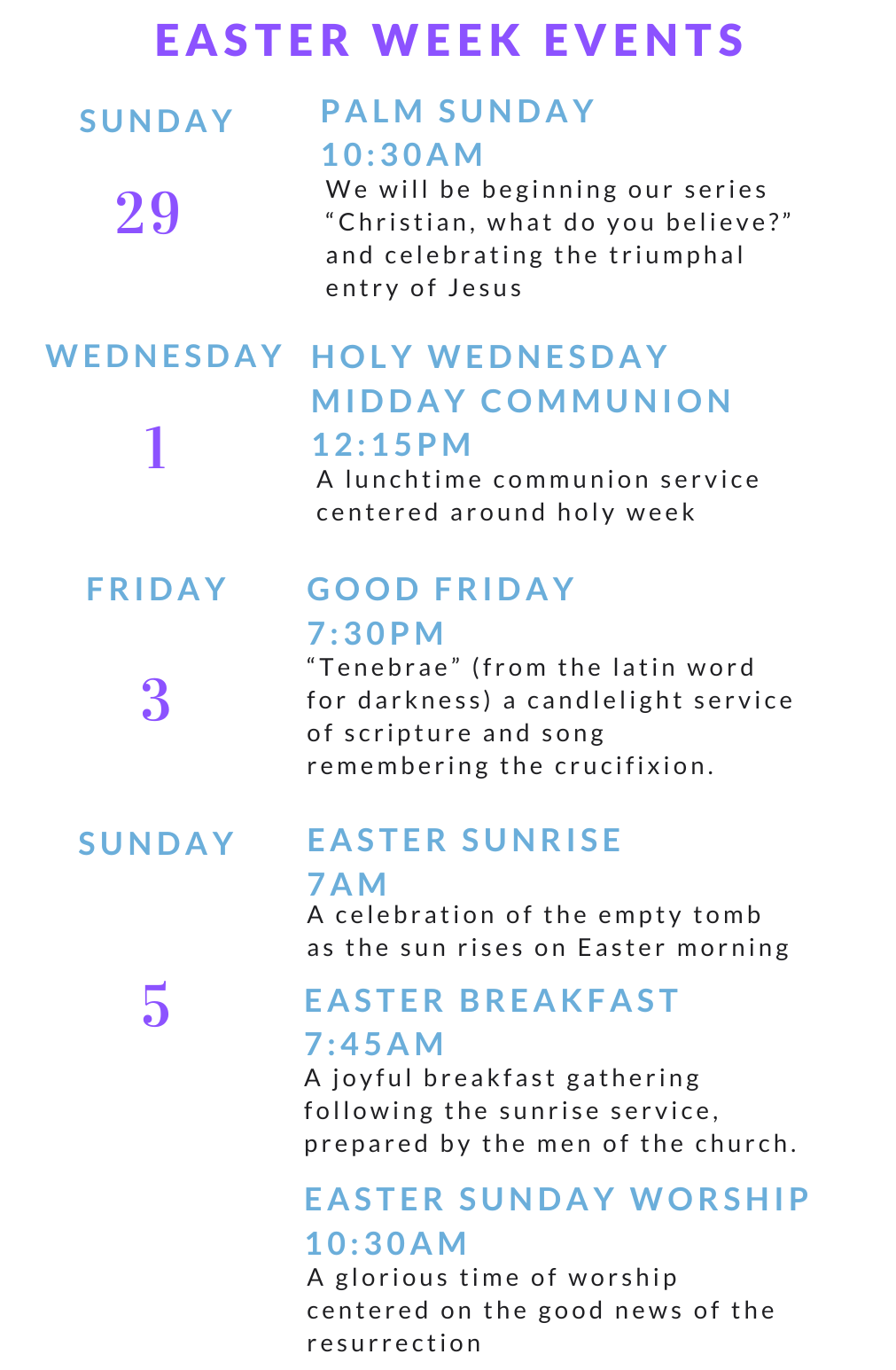 easter 2026 back