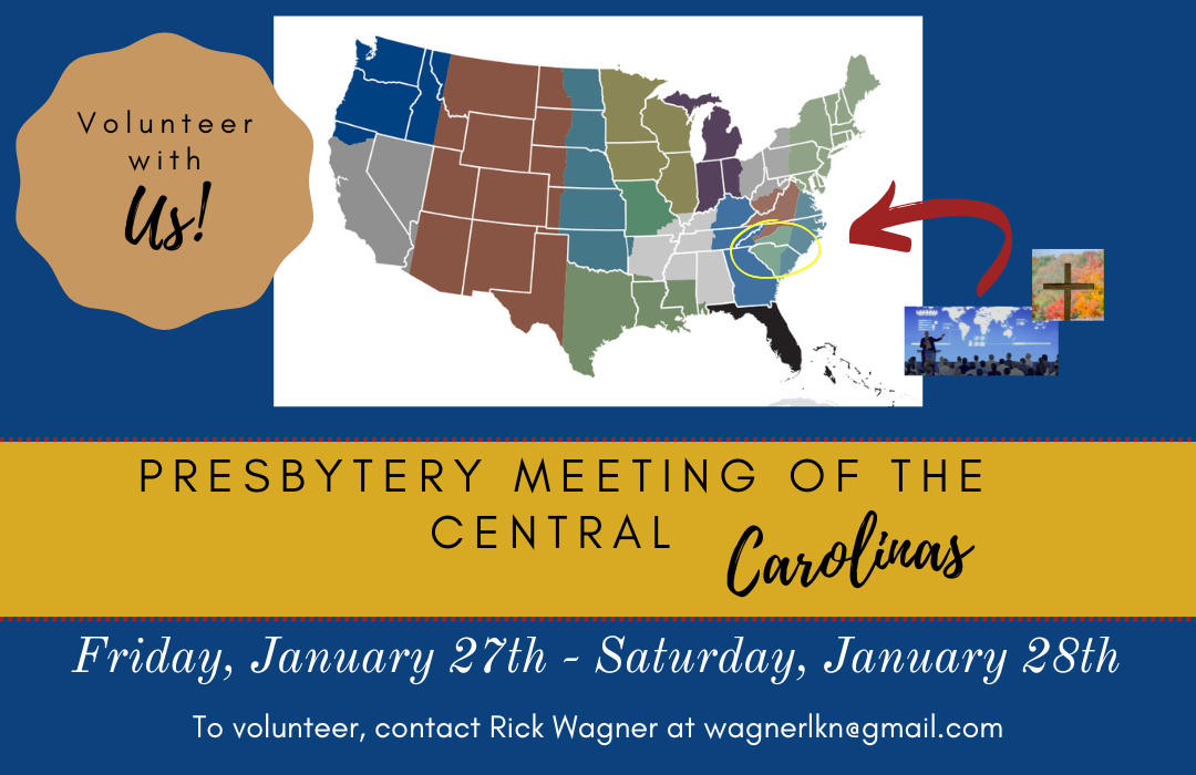 Presbytery Meeting of the Central Carolinas Volunteer Meeting image
