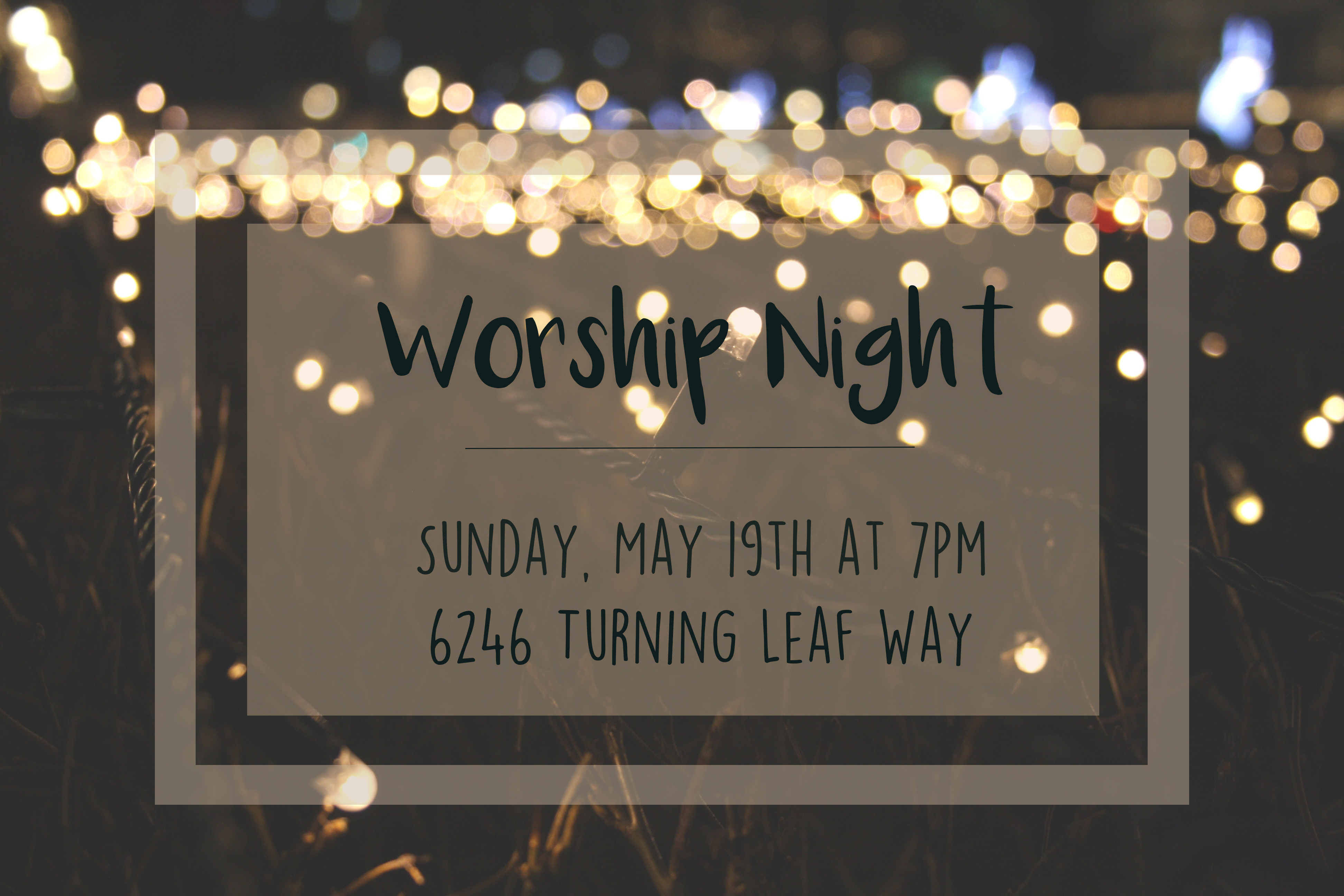 Worship Night slide image