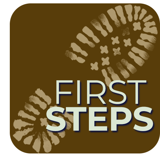 first steps button