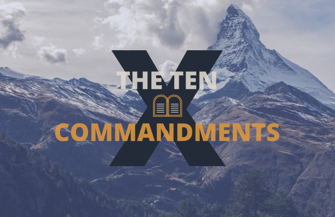 The 10 Commandments banner