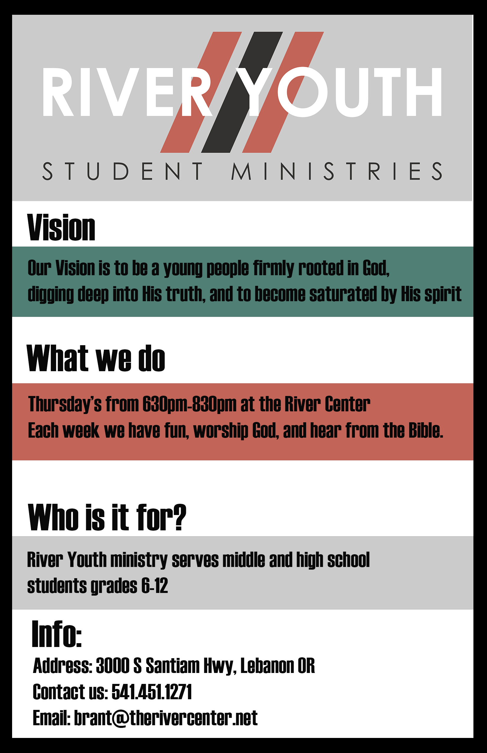 River Youth Vision Pamphlet