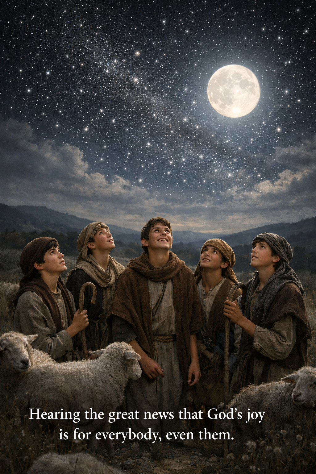Shepherds Hear Joy