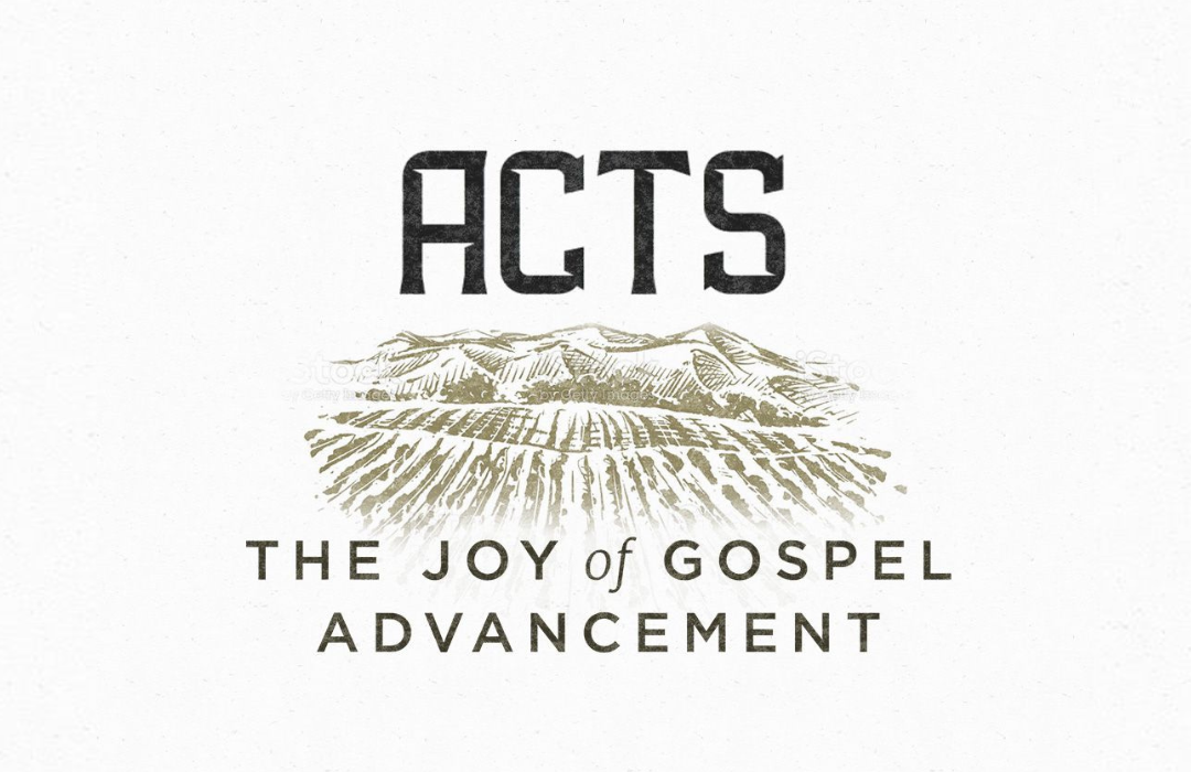 Acts: The Joy of Gospel Advancement banner