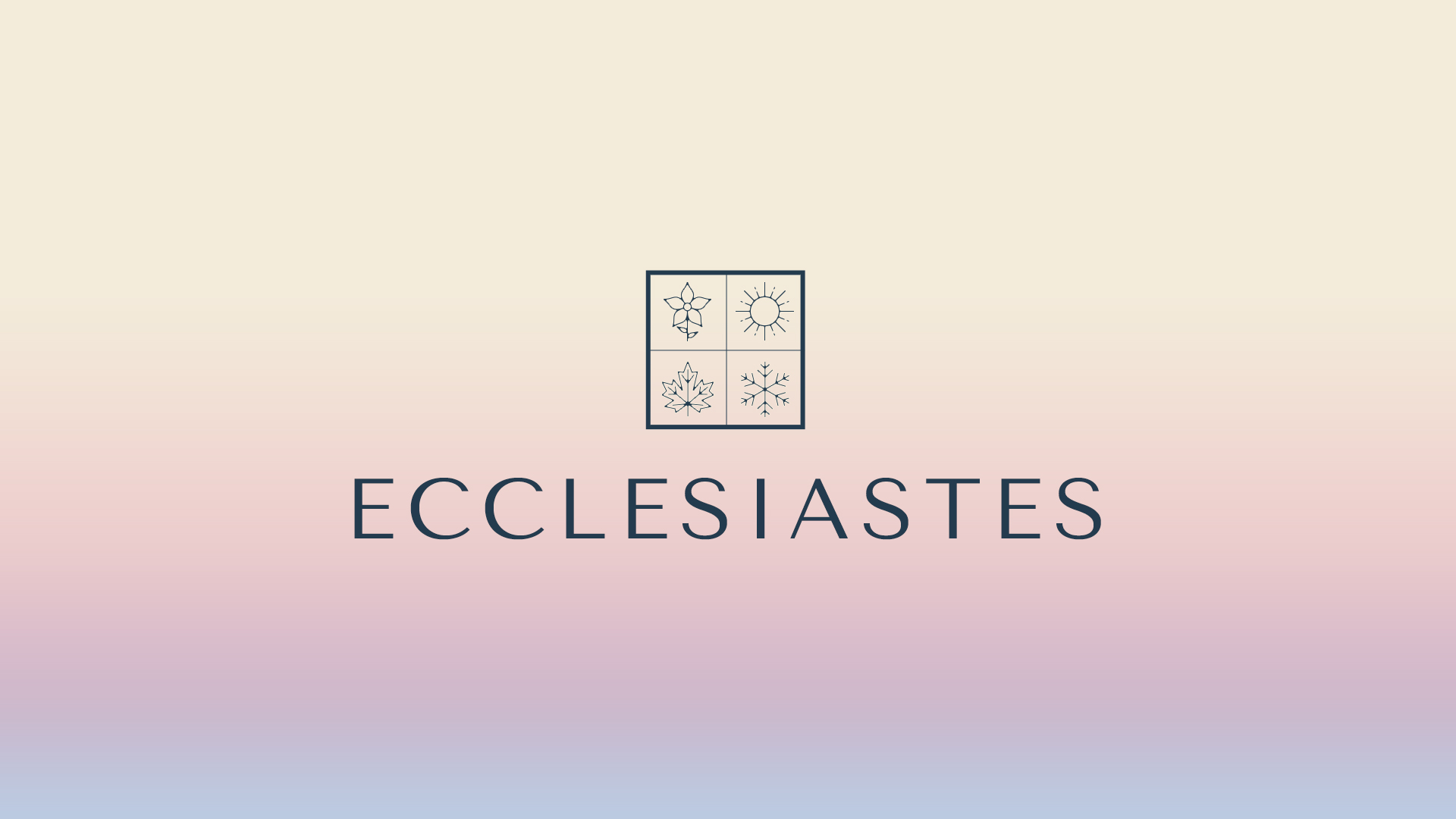 Ecclesiastes Bible Study_Screen image