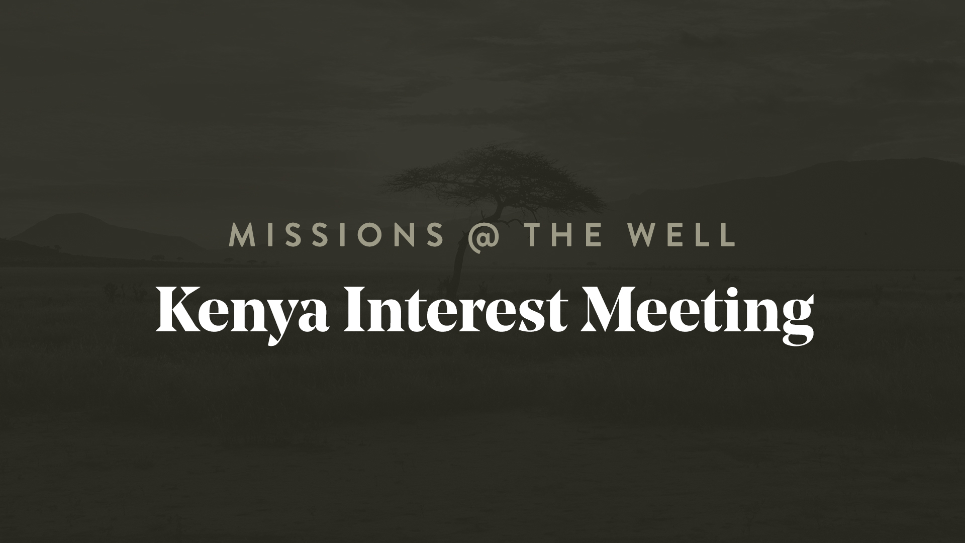 Kenya Interest Meeting image