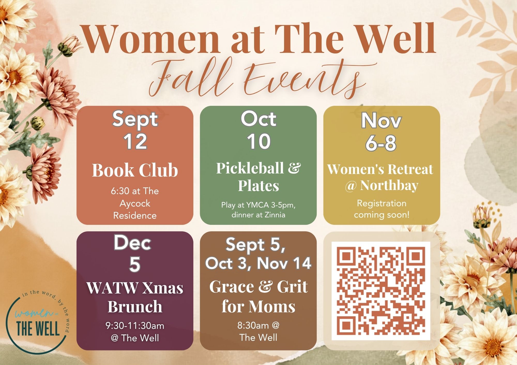 Fall Women’s Events Flyer image
