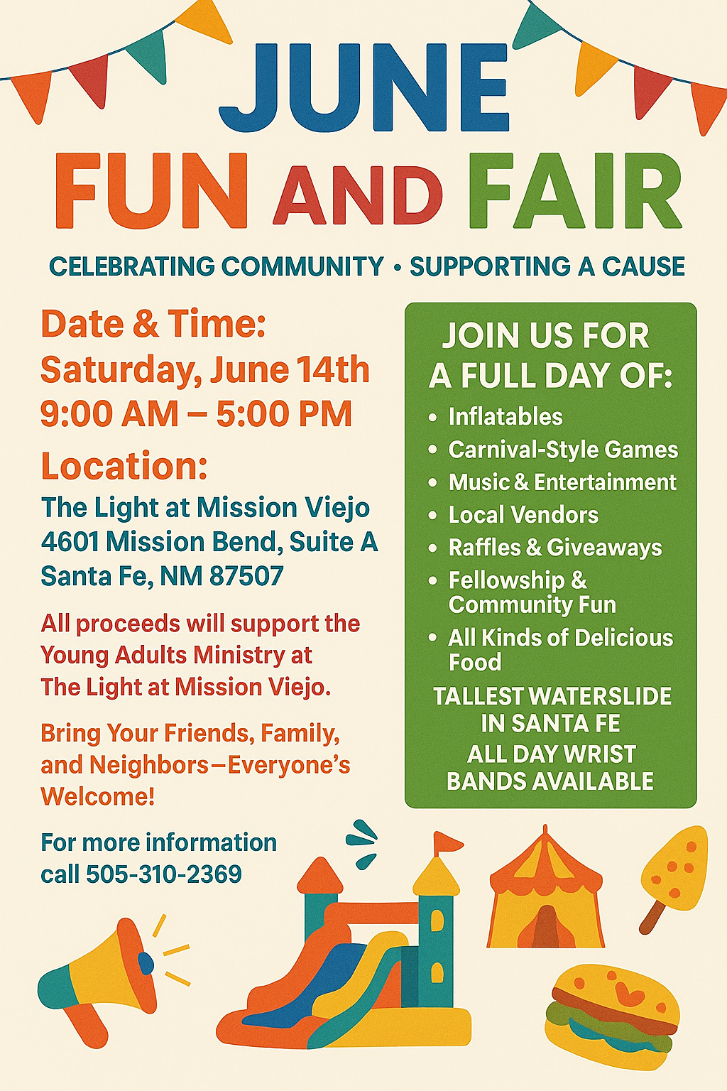 Flyer June Fun and Fair 2025