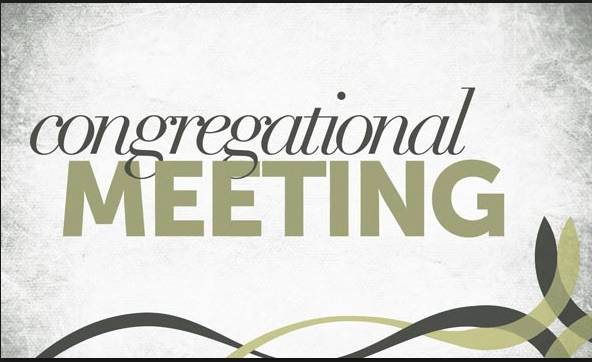 Congregational Meeting banner