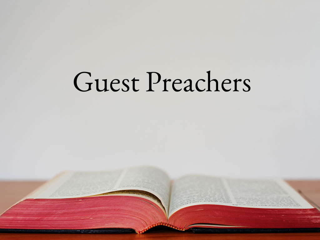Guest Preachers banner