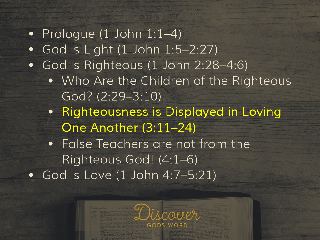 Sermon Outline - 1 Righteousness Displayed