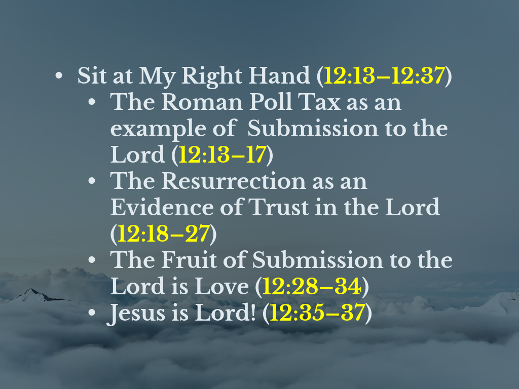 Sermon Outline - 2 Displaying his Authority