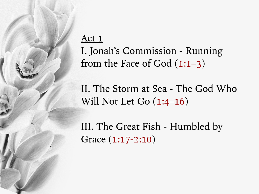 Sermon Outline - Jonah (1)