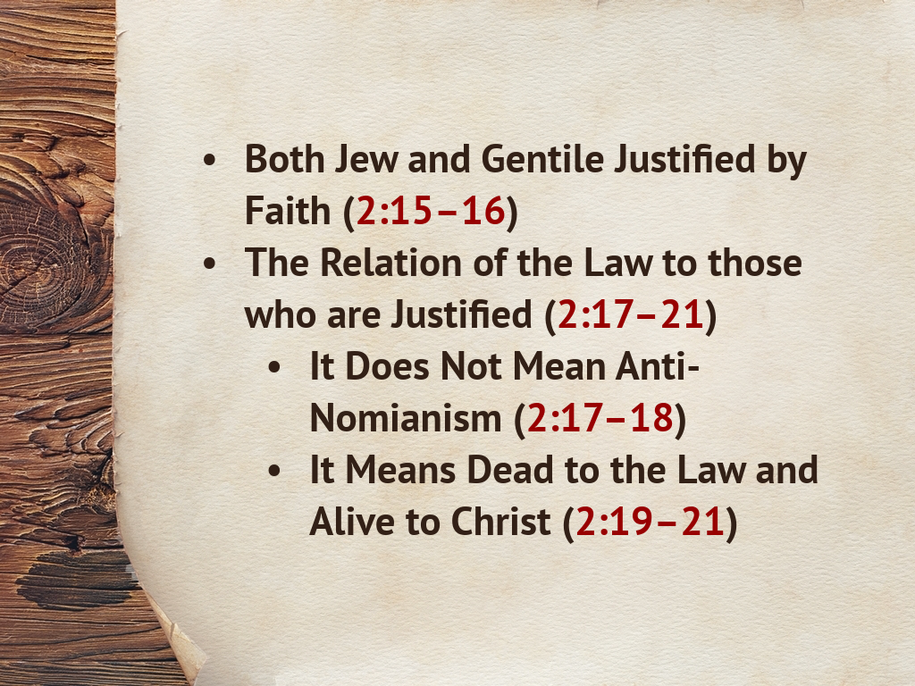 Sermon Outline - Justification by Faith Alone