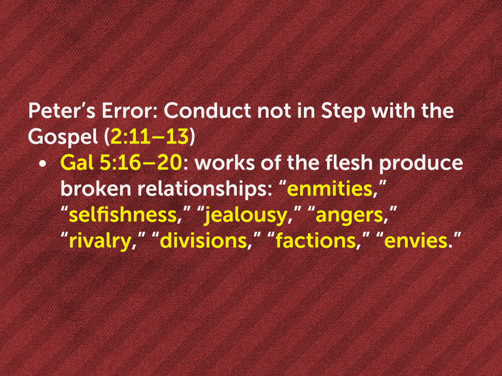 Sermon Outline - Walking in Step with the Gospel.001