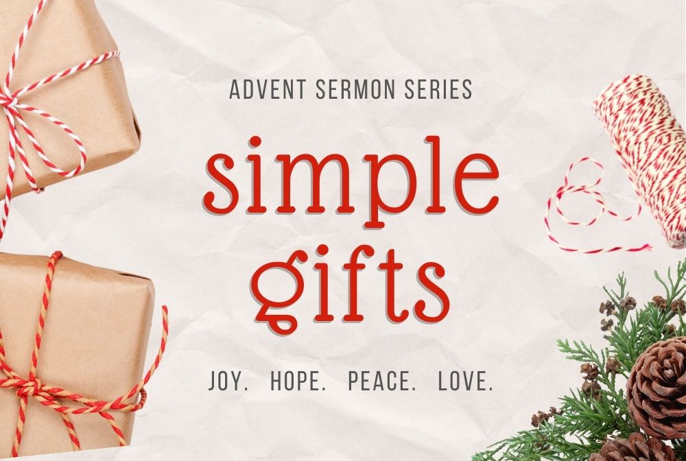 Simple Gifts Advent 2021 banner