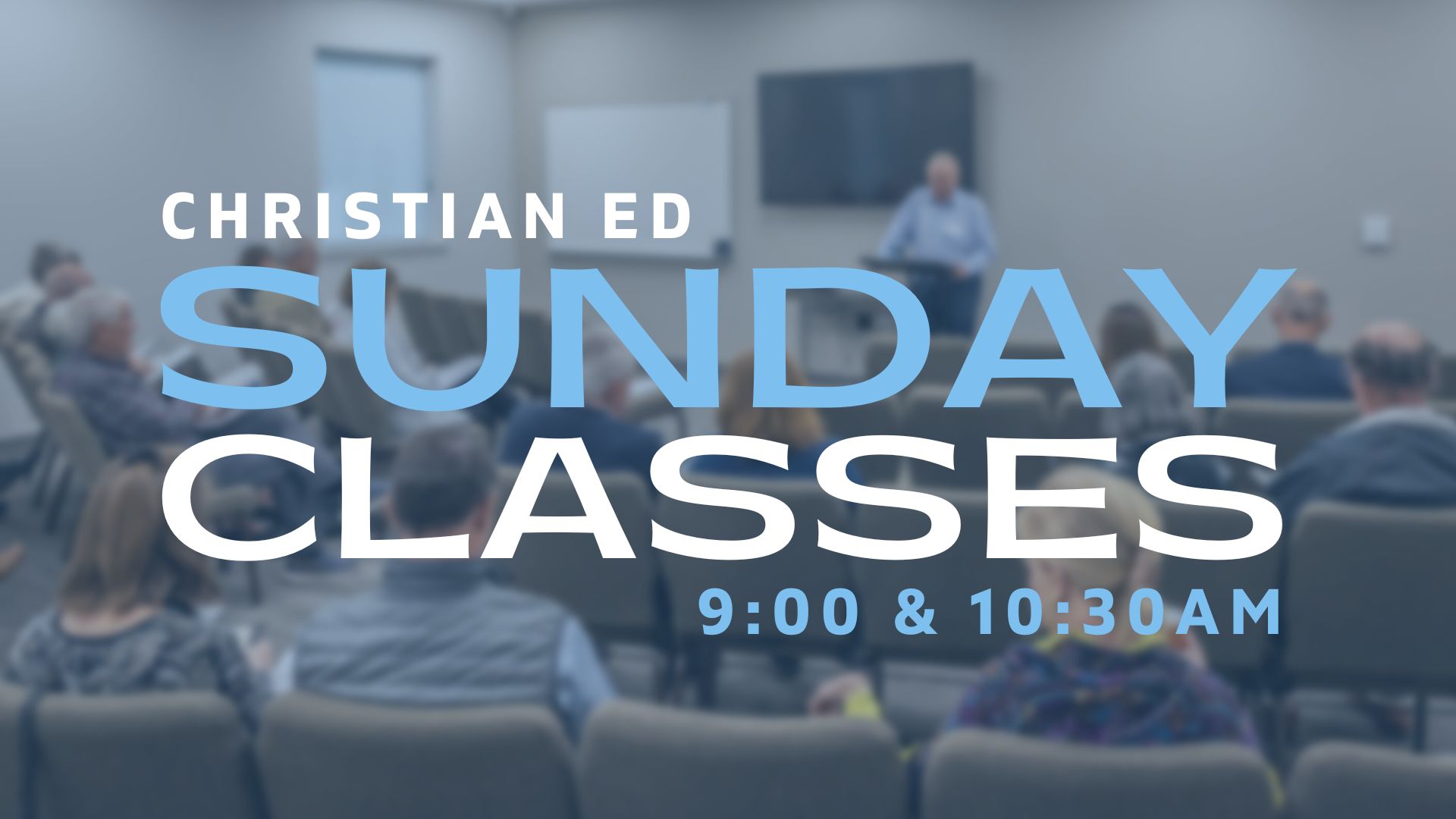 2024 Christian Ed Class Screens image