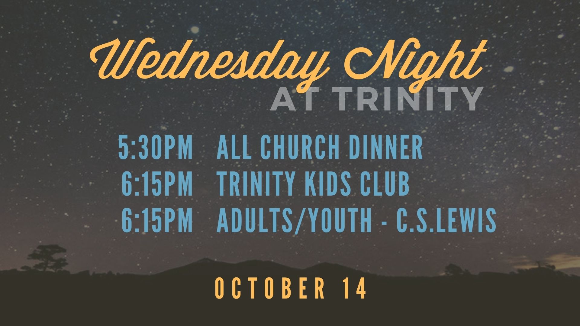 2026 Wed night