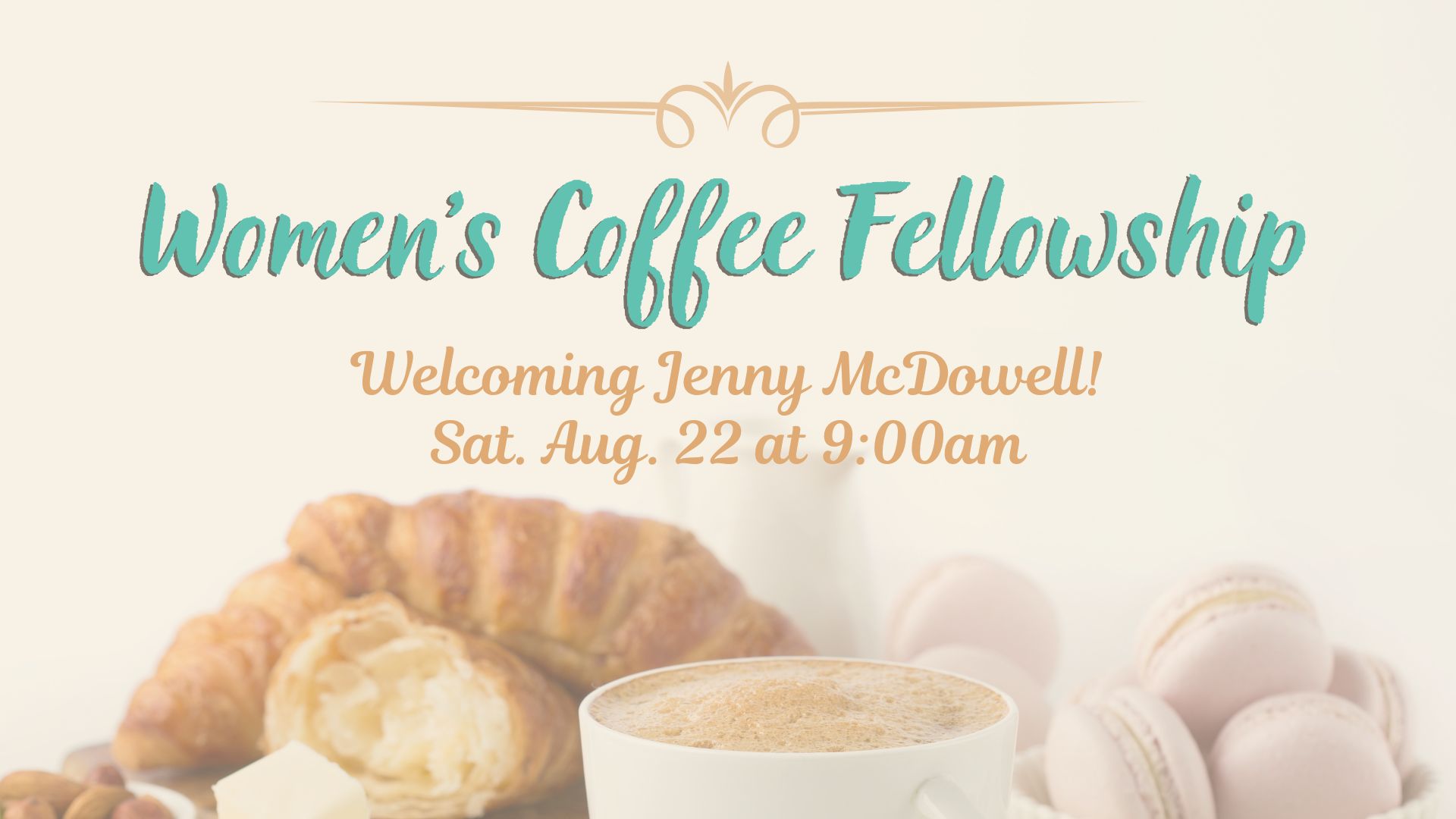 2026 Women's Coffee Fellowship - Welcoming Jenny