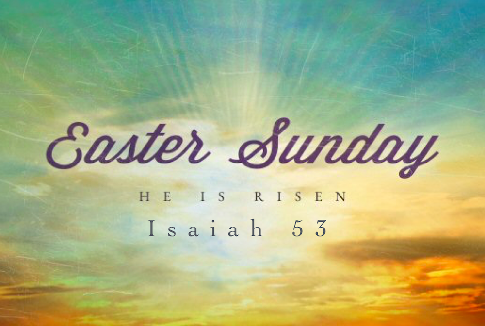 Easter 2017 Isaiah 53 banner