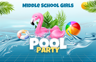 Event Image - Middle School Girls Pool Party image