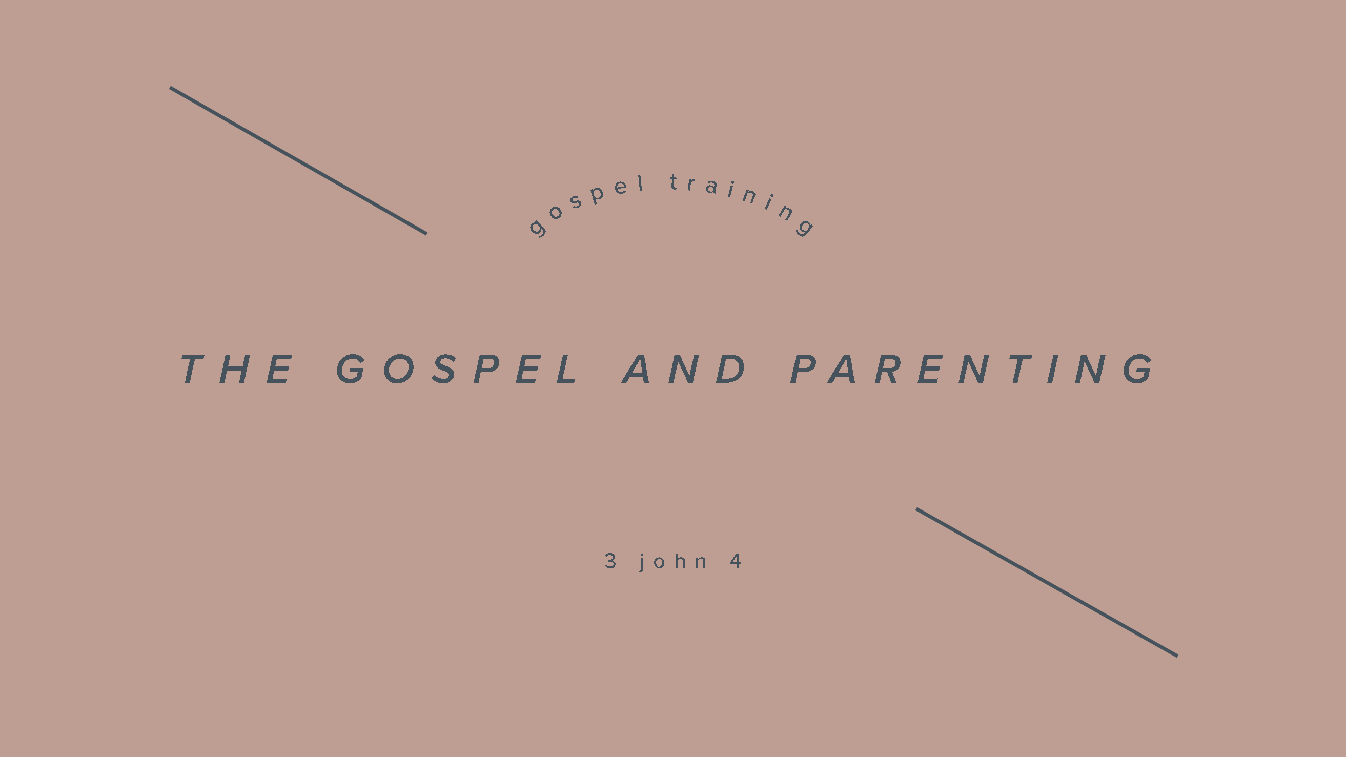 The Gospel and parenting image