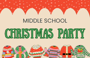 Event Image - Middle School Christmas Party