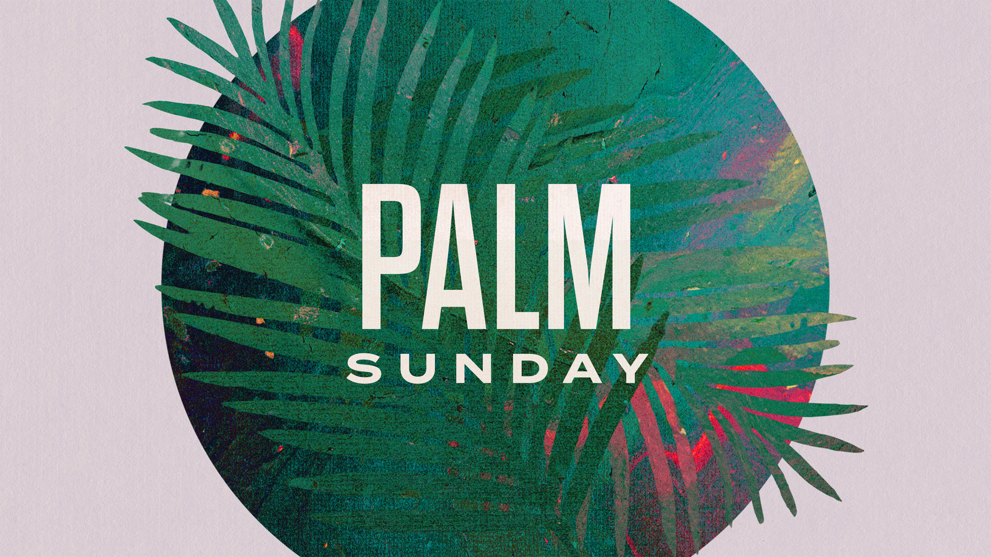 Palm Sunday banner