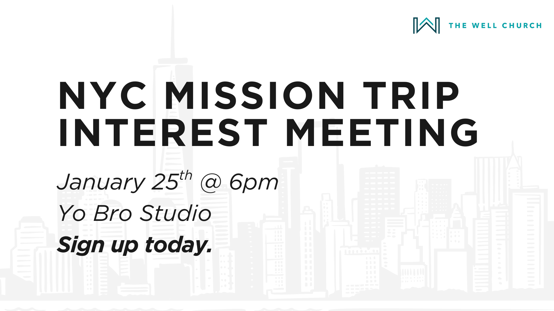 NYC Interest Meeting - 2026