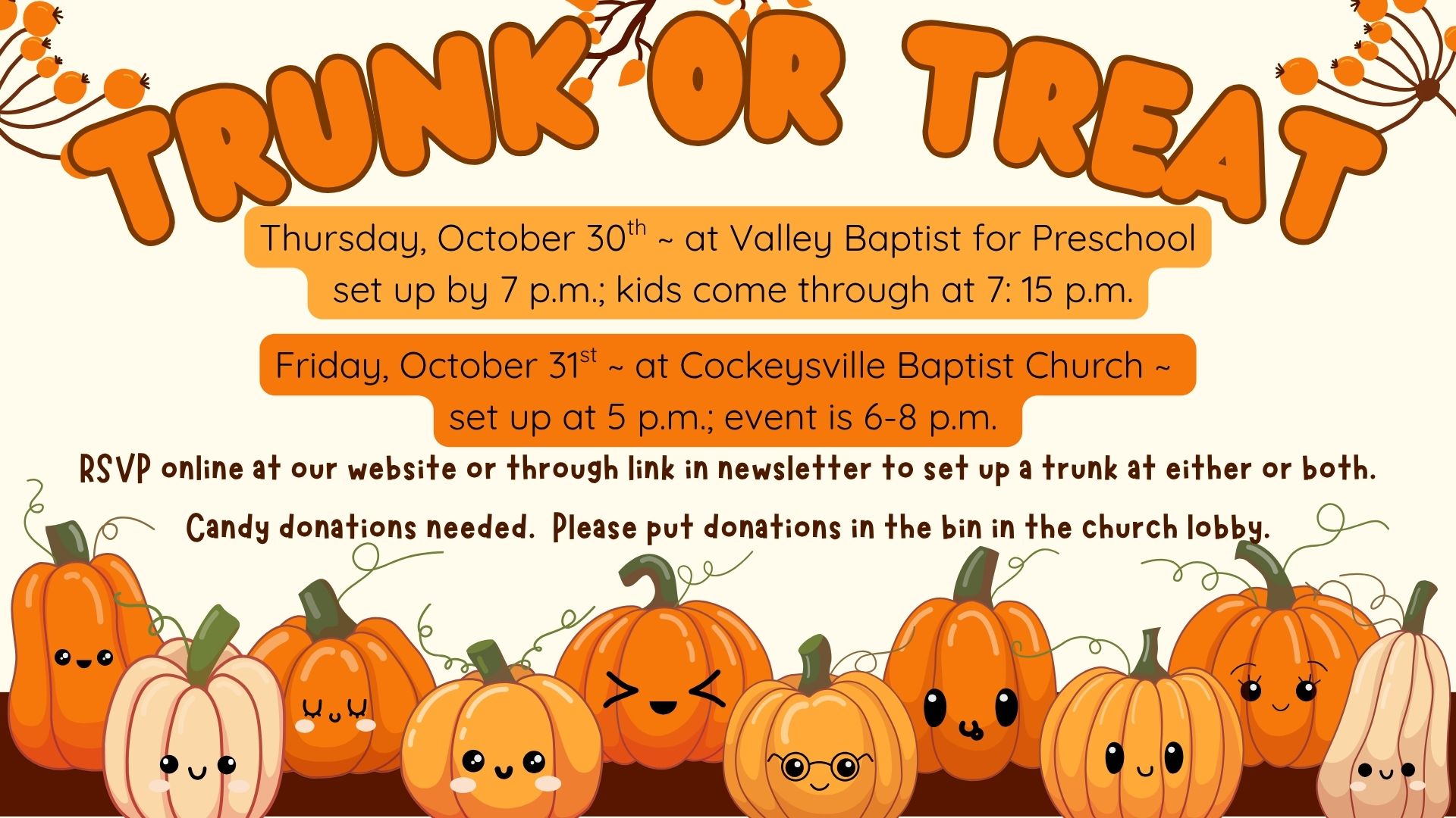 trunk or treat 2025