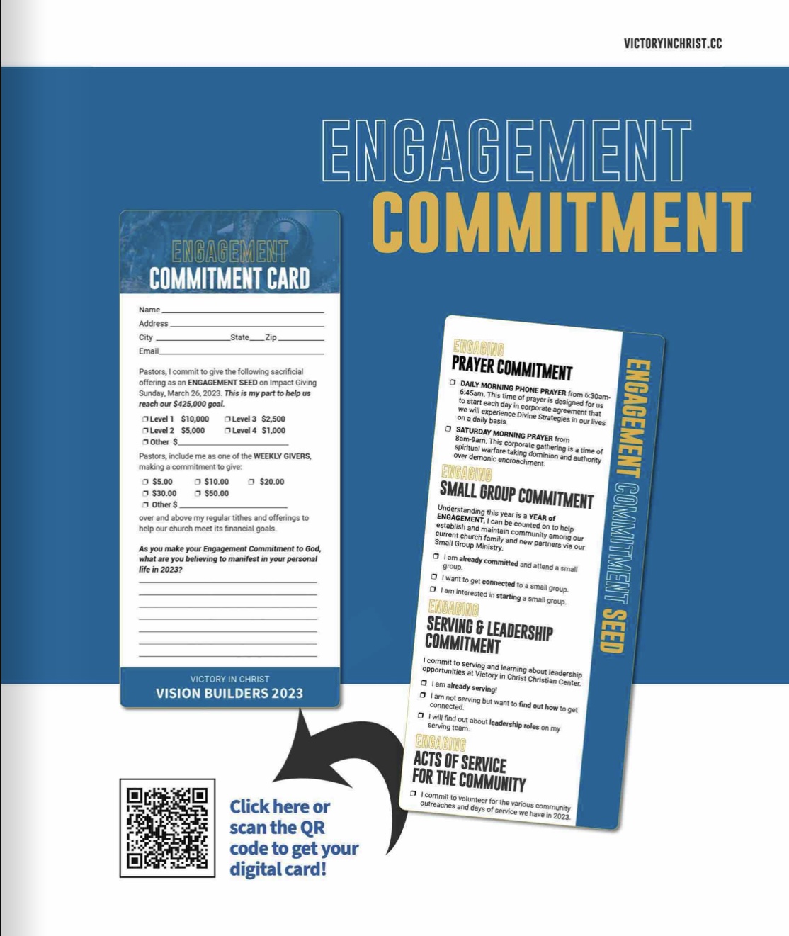 2023 Commitment Card Graphic