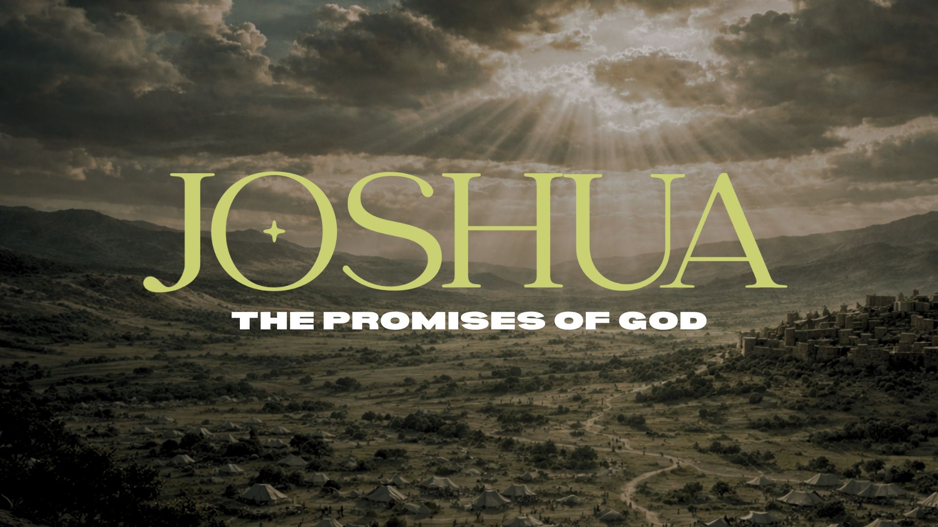 Joshua: The Promises of God banner