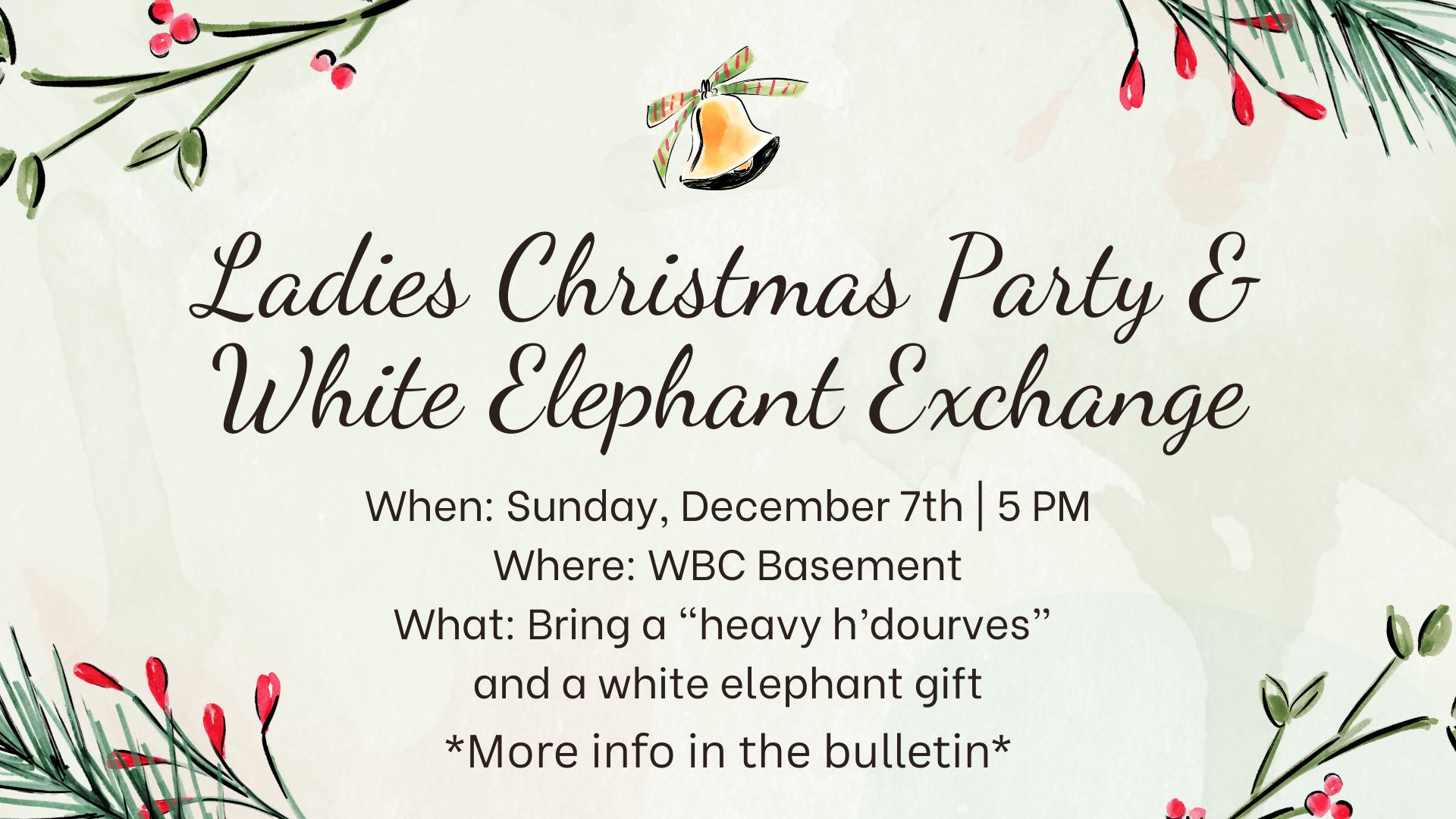 Ladies Christmas Party