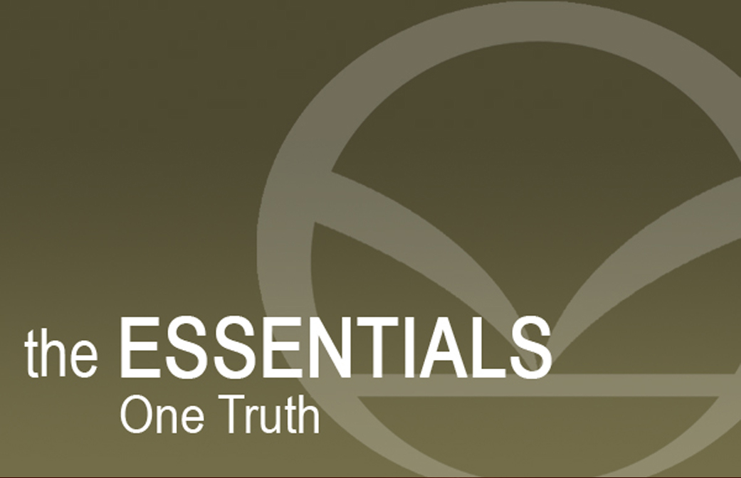 The Essentials: One Truth banner